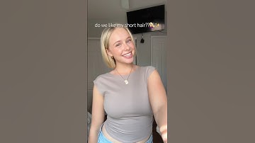 team long or team short hair?🎀 #ellahperry #shorts #feed #haircut #lipsync #relatable