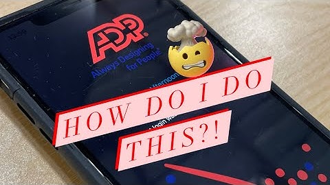 ADP Tutorial - Editing Time Card + Gag reel