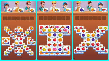 Tile Matching Fruit Puzzle Gameplay Video for Android Mobile