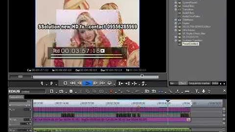 Edius 5 3D transition or Filter fx xplode