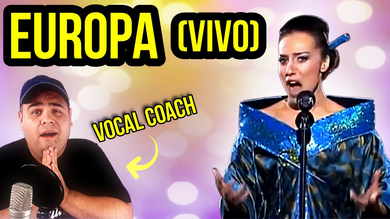 MONICA NARANJO | EUROPA (VIVO)  | PRIMERA VEZ | Reacción y Análisis | Vocal Coach - Con Subtítulos