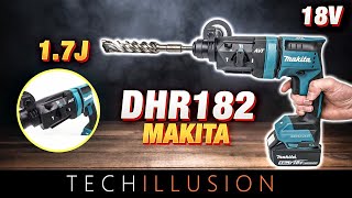 🔥The SUPER COMPACT MAKITA 18V Cordless Rotary Hammer Drill DHR182Z (XRH12ZW)🧐😨  Review & Test