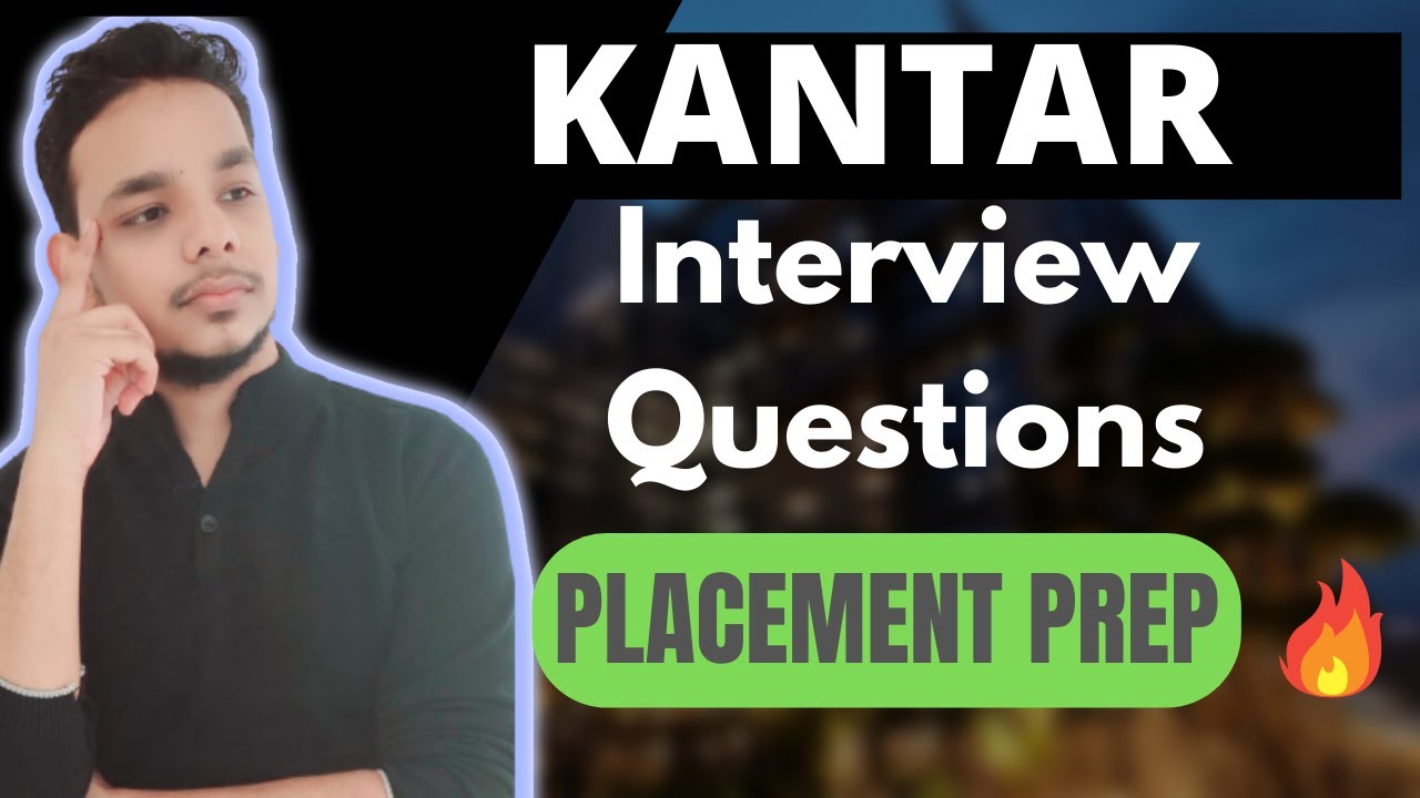 kantar associate research manager interview questions