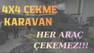 Tank Gibi Çekme Karavan,Zorlu Araziler İçin Üretildi