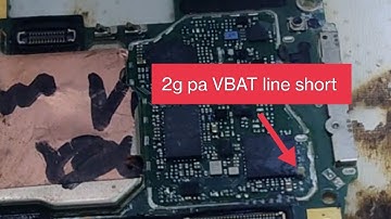 Vivo y20 How to finding VBAT line shorting #borneo #solution #deadphonerepair #subscribe