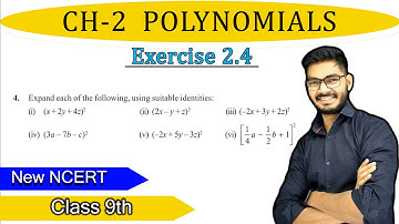Class 9th EX 2.4 Question 4 of Chapter 2 Polynomials || NEW NCERT || By Rajeev Sir CBSE