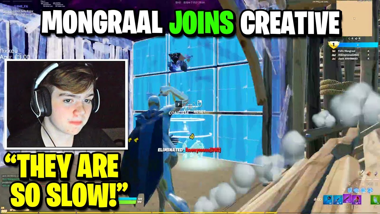 Mongraal Joins Random Creative Fill Then Shows Off Edit Parcour