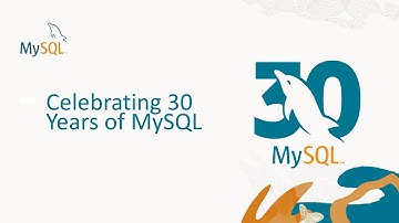 Celebrating 30 Years of MySQL