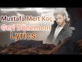 Mustafa Mert Koç - Geri Dönemem (Lyrics) مترجم