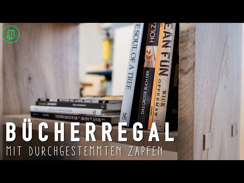 Video: Drei Regal Holz Bücherregal