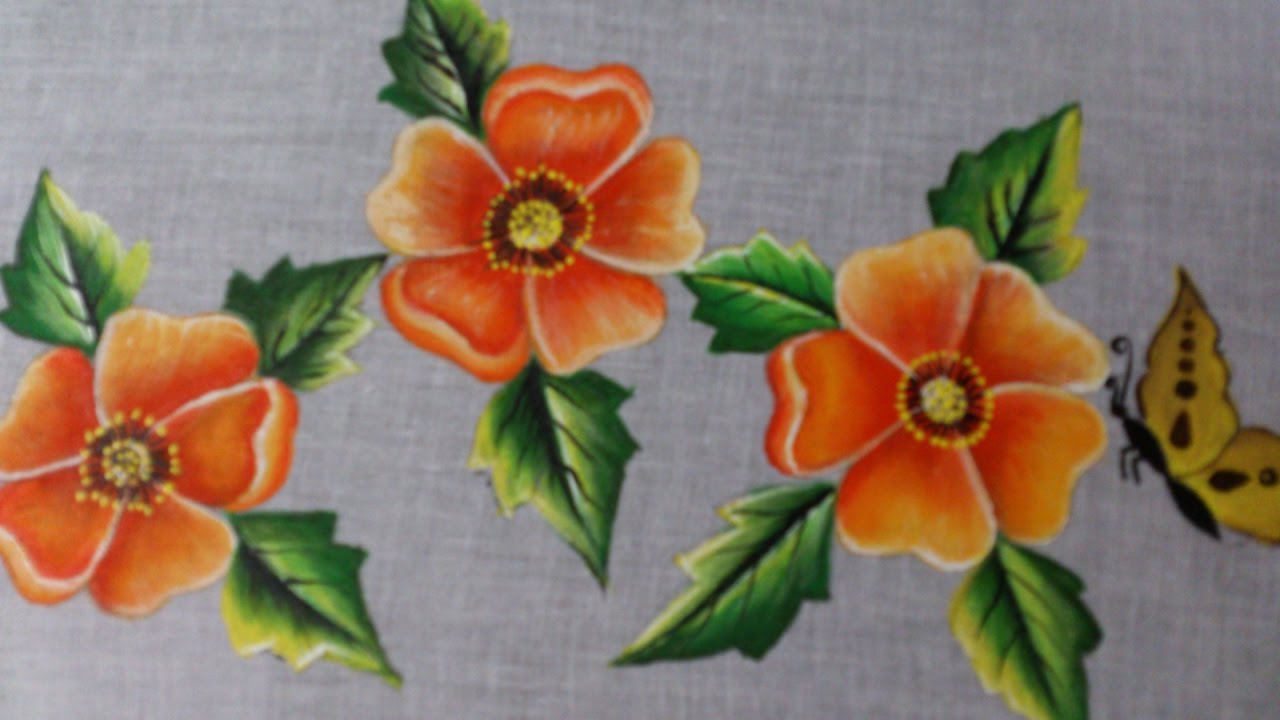 Fabric painting tutorial for beginners. Fabric painting on clothes ...