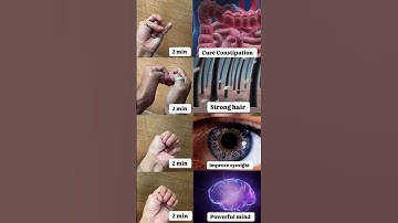 Thumbnail of Daily Mudras #cure #constipation #strong #hair #improve #eyesight #powerful #mind #motivation #mudra