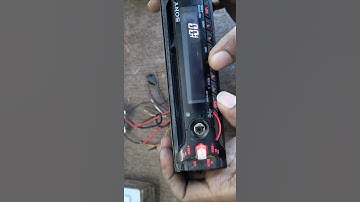 Sony car stereo player all switch not working #shorts #shortsfeed #youtubeshorts #viralshorts #music