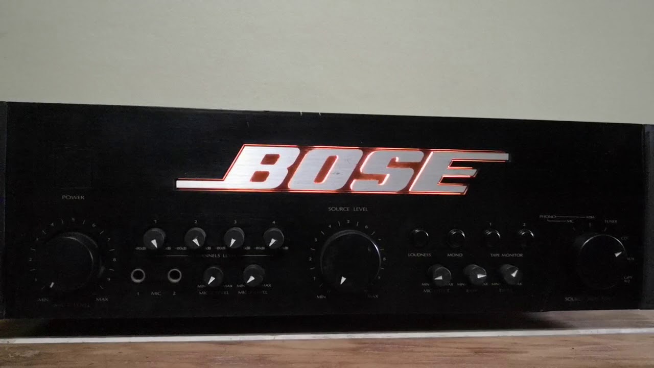 Bose 4702 Ii Integrated Amplifier Bose 301v Speakers Youtube