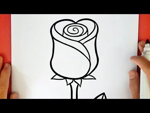 Video: Come Disegnare Una Rosa Con Guazzo