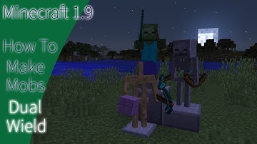 Minecraft 1.9: How to make Mobs and Armor Stands Dual Wield