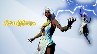 ⚡ Sandstrom Strom skin Unleashed! | Strom Marvel Rivals Skin Showcase | Epic Powers