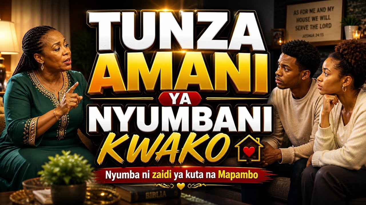 Tunza Amani ya nyumbani kwako, Nyumba ni zaidi ya kuta na mapambo .(❤️)(Official song).