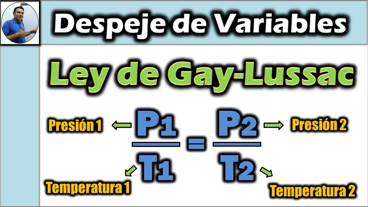 Despejes De La Ley De Gay Lussac