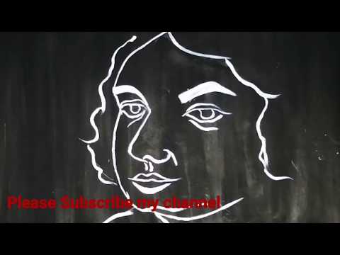 How to draw Kazi Nazrul Islam, How to draw picture of poet Kazi Nazrul Islam with water color