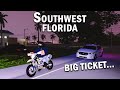 GOT CAUGHT DOING MOTORCYCLE STUNTS... || ROBLOX - Southwest Florida Roleplay