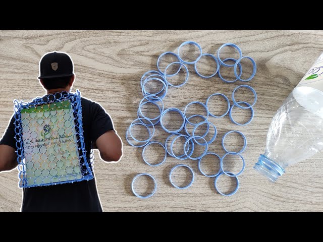 imprints handmade: Re-use that plastic ring from your water bottle