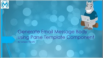 Parse Template Mule Component - Generate Email Message Body and Dynamically Generate HTML Table Data