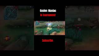 gusion maniac in tournament ☠️🔥 #moba5v5 #mlbb #mlbbhighlights #gusion