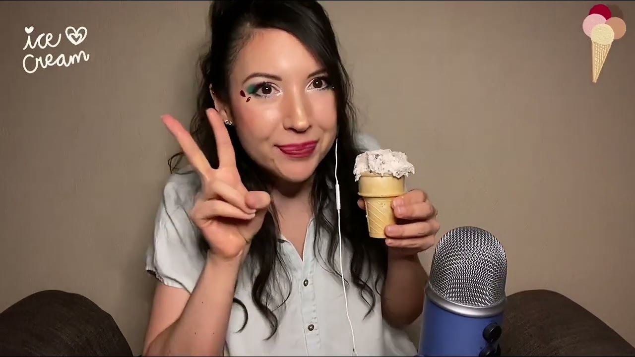 ASMR Eating Ice Cream (NO TALKING) | ASMR Comiendo Helado (SIN HABLAR) | Mukbang