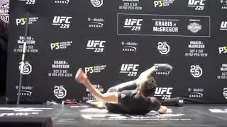 Tony ferguson break dances to Aqua Barbie Girl