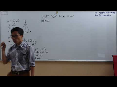 Video Hình 12 - Chương 2 - Khối nón tròn xoay - Các công... - YouTube