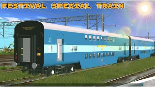 HOLI FESTIVAL SPECIAL TRAIN OF INDIAN RAILWAYS IN TRAINZ SIMULATOR 12 || FULL JOURNEY VLOG