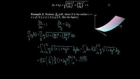 Calculus 16.7 Surface Integrals