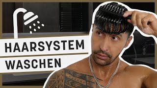 How to wash and maintain your hairsystem in the shower: explained step by step