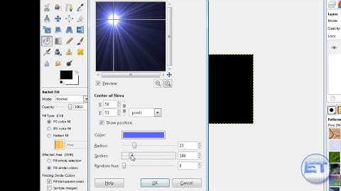 How To Make a "Blast" Effect in GIMP