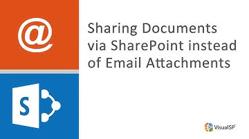 Sharing Documents via SharePoint instead of Email Attachments