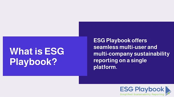 ESG Playbook - The all-in-one ESG Reporting platform with all the tools and frameworks you need.