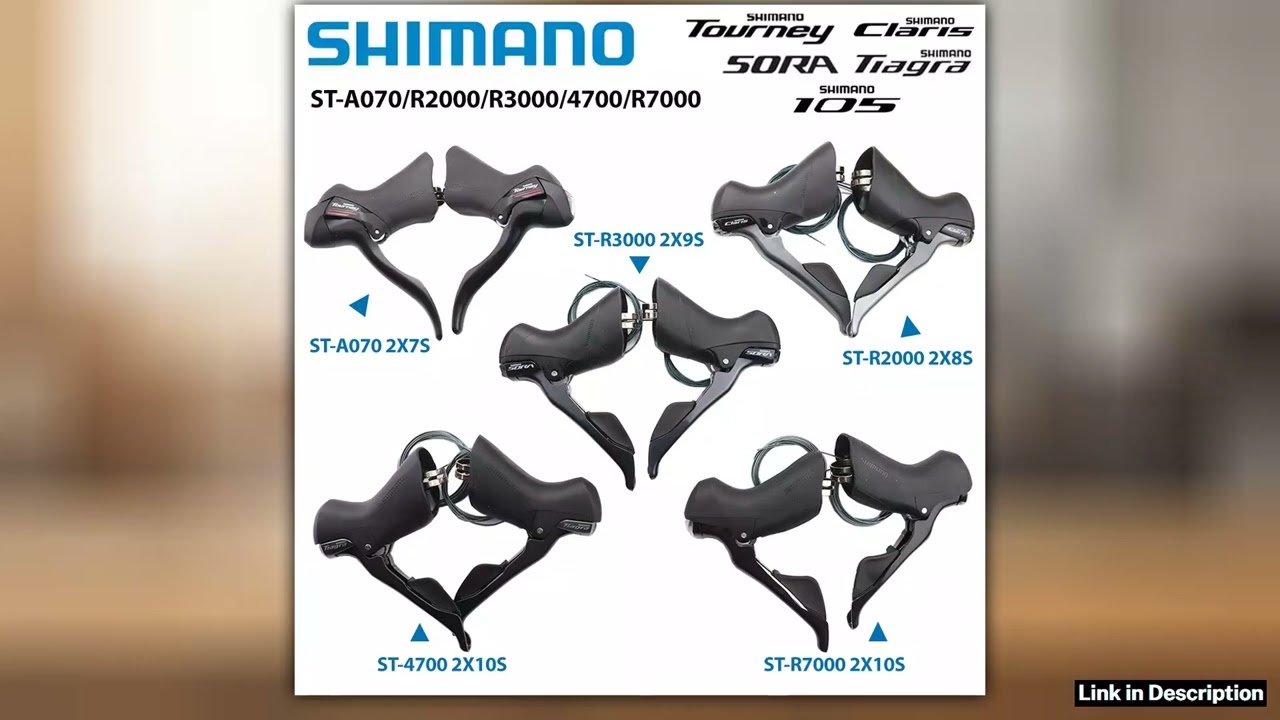 Shimano TOURNEY A070 Claris R2000 SORA R3000 TIAGRA 4700 105 R7000 STi 2x7891011 speed Shifters DUA