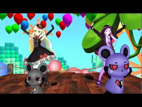 【MMD】　スイートマジック　【MAYU×結月ゆかり】