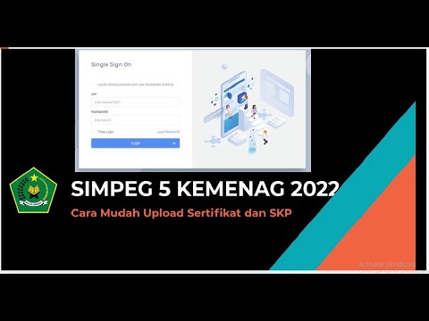 Cara Mudah Upload SKP dan Sertifikat di SIMPEG 5 || Tahun 2022 Kementerian Agama