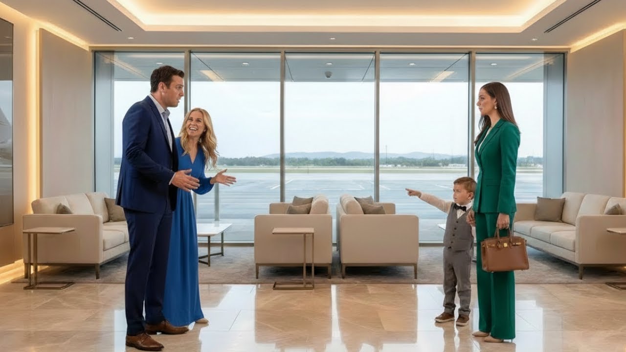 В аэропорту я застала мужа с любовницей… но фраза сына уничтожила его