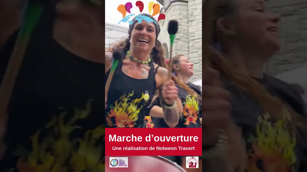 Marche d’ouverture du Forum social mondial des intersections (FSMI 2025)