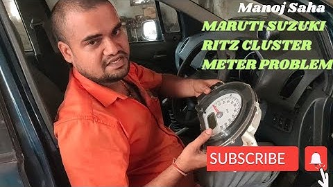 Maruti Suzuki Ritz Speedometer, Display And All Lights Blinking Problem Fault And Repair