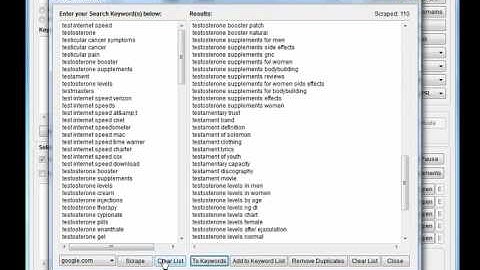 Google Suggest Keyword Scraper - ScrapeBox