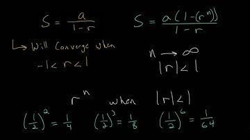 Geometric Series: Comparing the Formulas for Finite and Infinite Sums