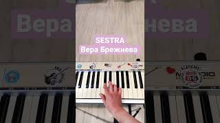 Sestra Вера Брежнева #easypiano #piano #пианино #пианинодляначинающих