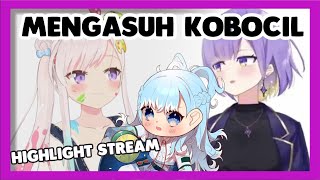 【HIGHLIGHTS STREAM MOONA】Mengasuh Kobocil (First Colab Gen3 Holoid)