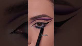 Wing Eyeliner Tutorial For Beginner♥️ #eyemakeup #makeuptutorial #makeup #makeuphacks #youtubeshorts