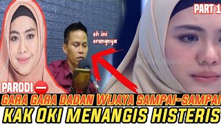 Kak Oki Awalnya Biasa Saja❗Tapi Ketika Mendengarkan Sholawat Ini Kak Oki Menangis Histeris⛔PARODI