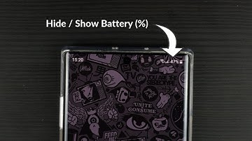 Hide / Show Battery Percentage 🔋 on Samsung Galaxy Note 10 Plus
